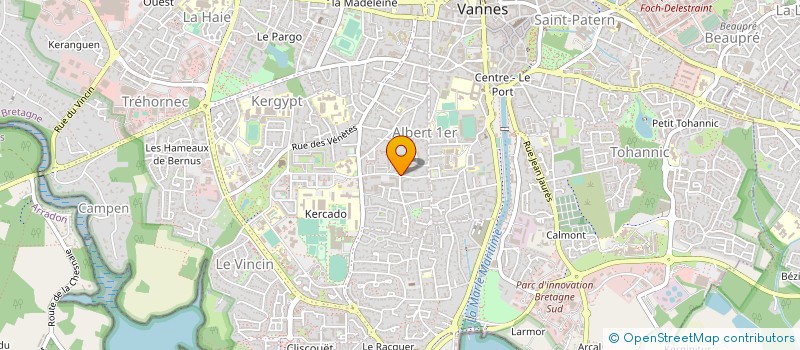 localisation de l'entreprise SCI DU 2 RUE NUNGESSER à VANNES
