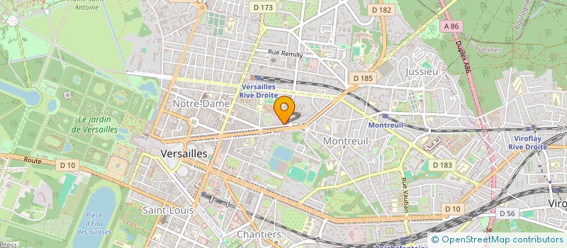 localisation de l'entreprise SCI DU 2 RUE SAINT FIACRE A VERSAILLES à VERSAILLES