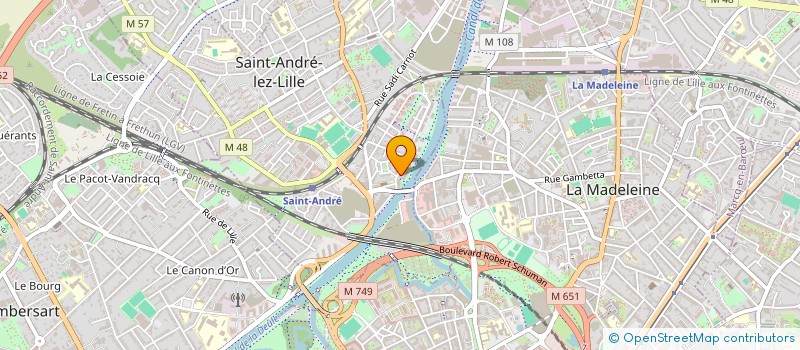 localisation de l'entreprise SCI DU 2 RUE SAINTE HELENE  SAINT-ANDRE-LEZ-LILLE