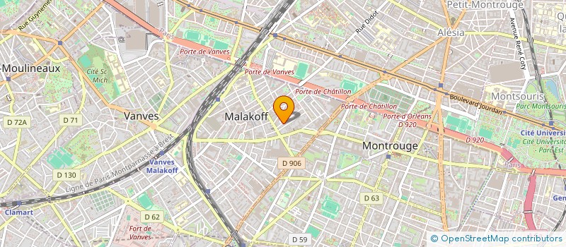 localisation de l'entreprise SCI DU 2 RUE SAVIER  MALAKOFF