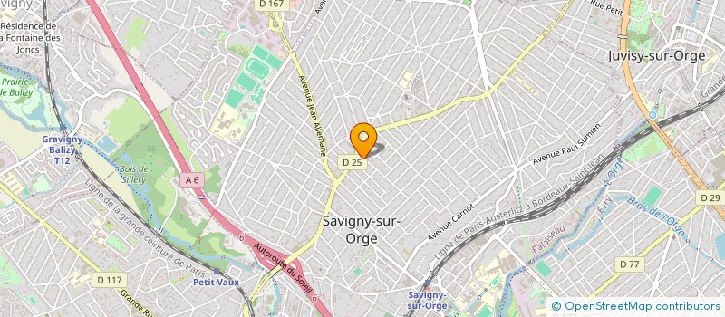localisation de l'entreprise SCI DU 2 RUE SUPERIEURE à SAVIGNY-SUR-ORGE