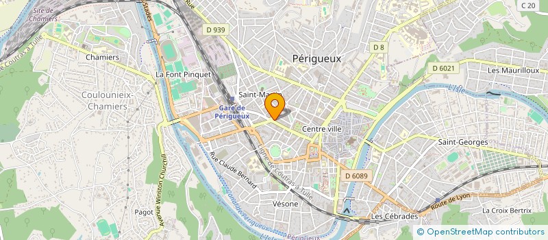 localisation de l'entreprise SCI DU 2 RUE THIERS à PERIGUEUX