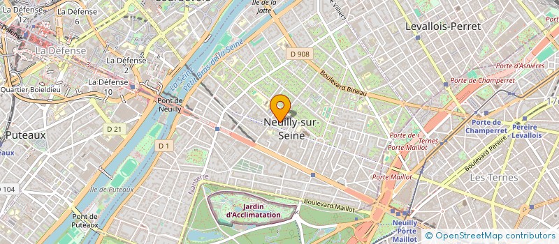 localisation de l'entreprise SCI DU 2 SQUARE DE L'AVENUE DU BOIS à NEUILLY-SUR-SEINE