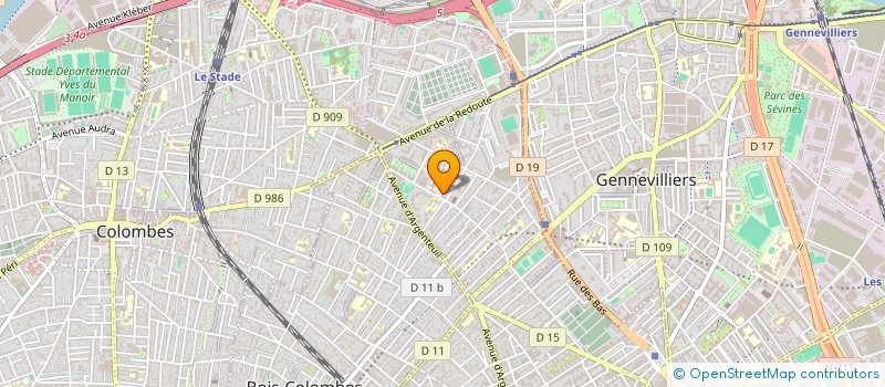 localisation de l'entreprise SCI DU 2 V MARCELINE à ASNIERES-SUR-SEINE