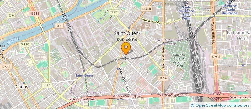 localisation de l'entreprise SCI DU 2 VILLA CENDRIER à SAINT-OUEN-SUR-SEINE