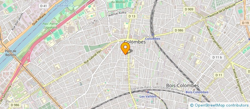 localisation de l'entreprise SCI DU 20 AV DELOFFRE A COLOMBES à COLOMBES
