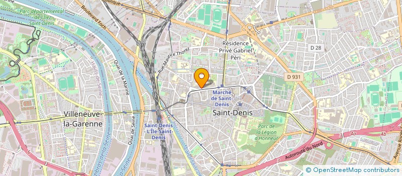 localisation de l'entreprise SCI DU 20 BD CARNOT à SAINT-DENIS
