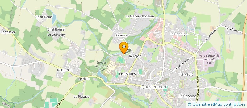 localisation de l'entreprise SCI DU 20 BIS RUELLE DES PRES  QUESTEMBERT