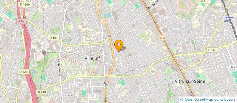 localisation de l'entreprise SCI DU 20 COURBET à VILLEJUIF