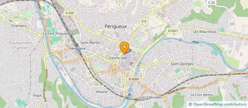 localisation de l'entreprise SCI DU 20 COURS MONTAIGNE à PERIGUEUX