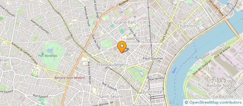 localisation de l'entreprise SCI DU 20 EME  BORDEAUX