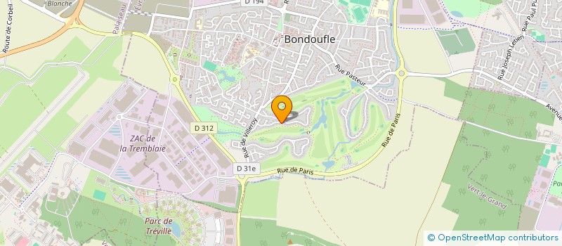 localisation de l'entreprise SCI DU 20 HAMEAU DE TROTTIGNY A CHEVREUSE à BONDOUFLE