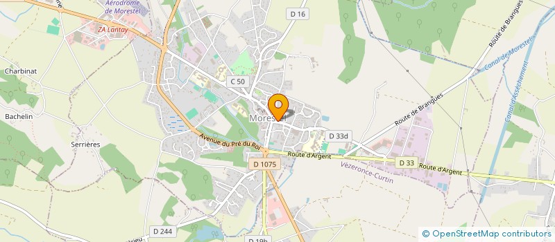 localisation de l'entreprise SCI DU 20 JUIN 2015  MORESTEL