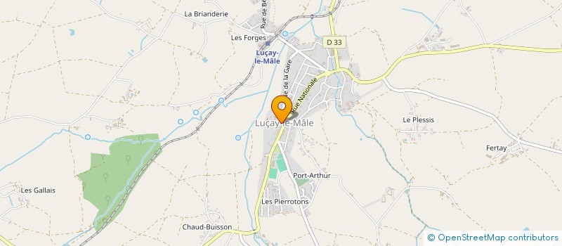 localisation de l'entreprise SCI DU 20 PLACE DE VERDUN à LUCAY-LE-MALE