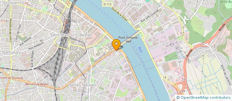 localisation de l'entreprise SCI DU 20 QUAI WILSON à BEGLES