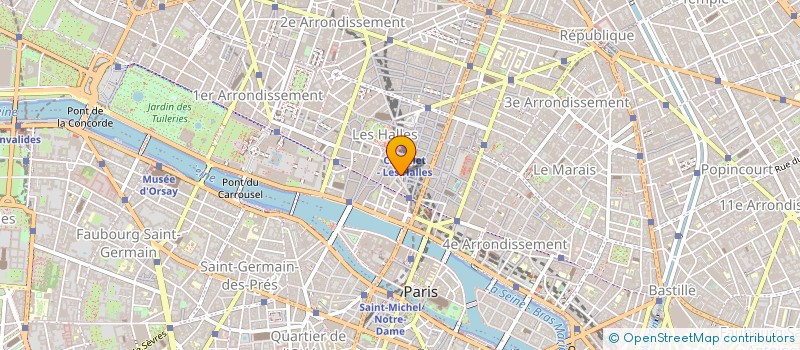 localisation de l'entreprise SCI DU 20 R DES HALLES à PARIS