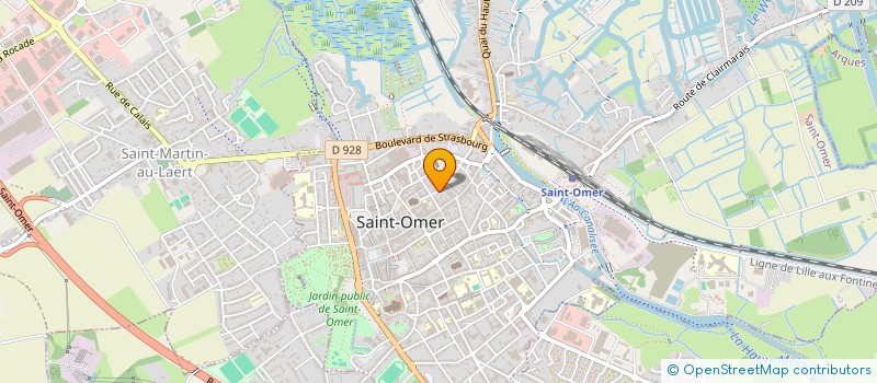 localisation de l'entreprise SCI DU 20 R DU RENDEZ VOUS  SAINT-OMER