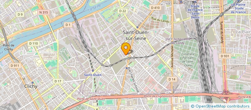 localisation de l'entreprise SCI DU 20 R PARMENTIER à SAINT-OUEN-SUR-SEINE