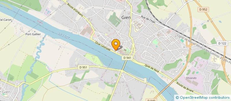 localisation de l'entreprise SCI DU 20 RUE DE L HOTEL DE VILLE  GIEN