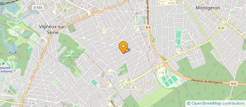 localisation de l'entreprise SCI DU 20, RUE DU D'ALEMBERT à VIGNEUX-SUR-SEINE