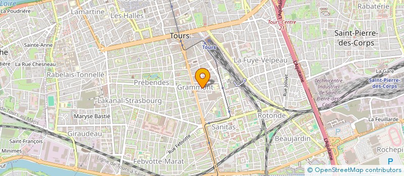 localisation de l'entreprise SCI DU 20 RUE GALPIN THIOU  TOURS