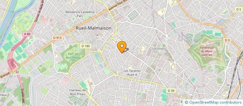 localisation de l'entreprise SCI DU 20 RUE JEAN JACQUES ROUSSEAU à RUEIL-MALMAISON