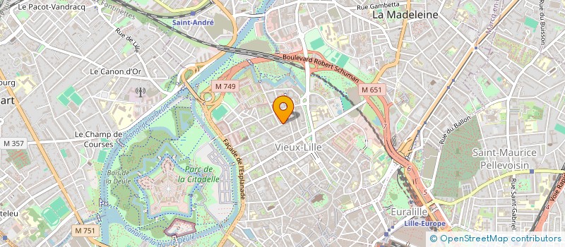localisation de l'entreprise SCI DU 20 RUE PRINCESSE à LILLE