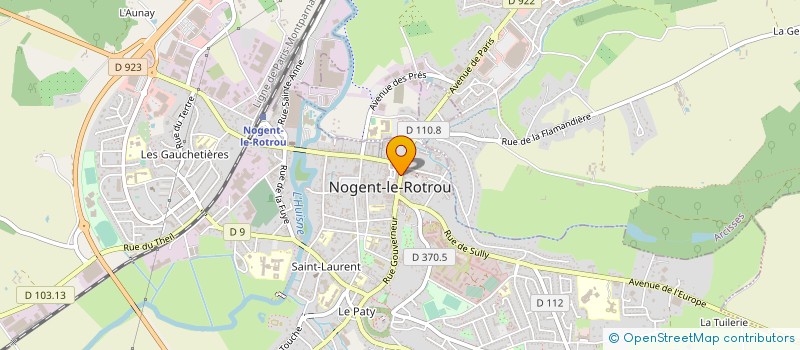 localisation de l'entreprise SCI DU 20 RUE VILLETTE GATE à NOGENT-LE-ROTROU