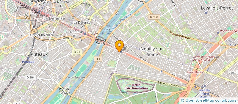 localisation de l'entreprise SCI DU 203 AVENUE CHARLES DE GAULLE à NEUILLY-SUR-SEINE