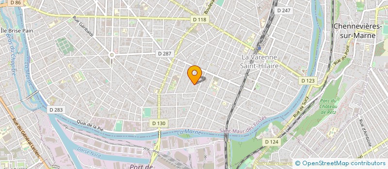 localisation de l'entreprise SCI DU 203 BOULEVARD RASPAIL  SAINT-MAUR-DES-FOSSES