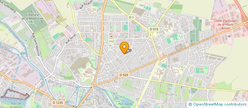 localisation de l'entreprise SCI DU 204 ROUTE DE DOULLENS à AMIENS