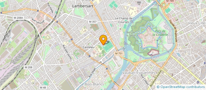 localisation de l'entreprise SCI DU 206 RUE NATIONALE à LAMBERSART