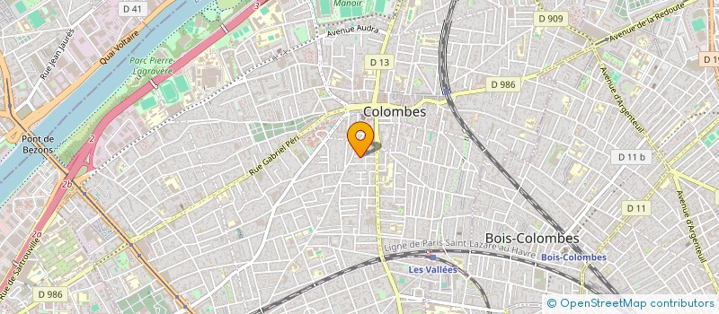 localisation de l'entreprise SCI DU 208 GP à COLOMBES