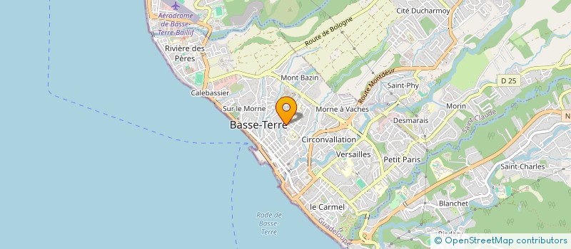 localisation de l'entreprise SCI DU 21 à BASSE-TERRE