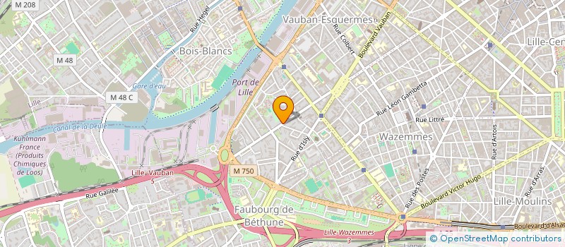 localisation de l'entreprise SCI DU 21 à LILLE