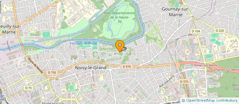 localisation de l'entreprise SCI DU 21 ALLEE DE LA GROTTE à NOISY-LE-GRAND