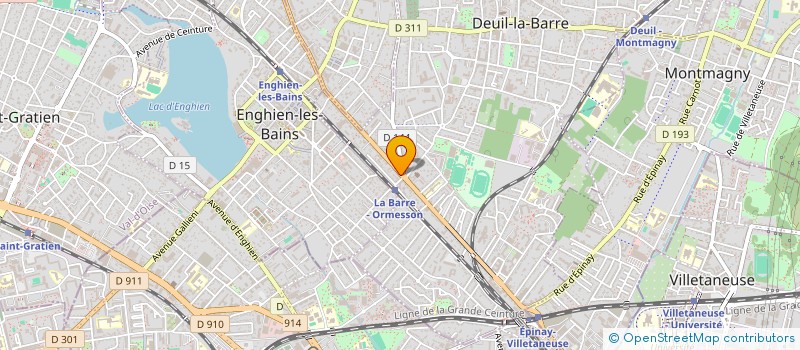 localisation de l'entreprise SCI DU 21 AVENUE DE LA DIVISION LECLERC à DEUIL-LA-BARRE