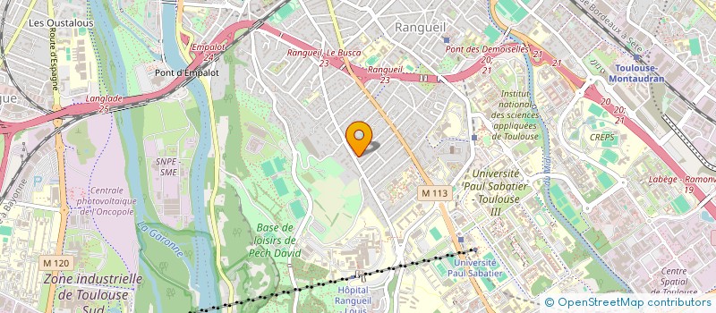 localisation de l'entreprise SCI DU 21 AVENUE DES COTEAUX à TOULOUSE