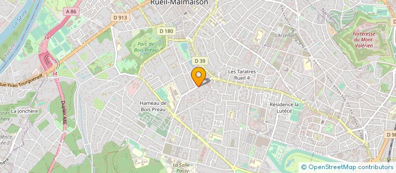 localisation de l'entreprise SCI DU 21 AVENUE DES MARRONNIERS à RUEIL-MALMAISON