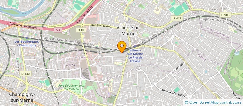 localisation de l'entreprise SCI DU 21 AVENUE DES MARRONNIERS  VILLIERS-SUR-MARNE