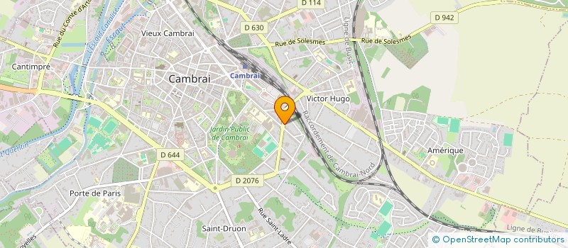 localisation de l'entreprise SCI DU 21 AVENUE JULES FERRY à CAMBRAI