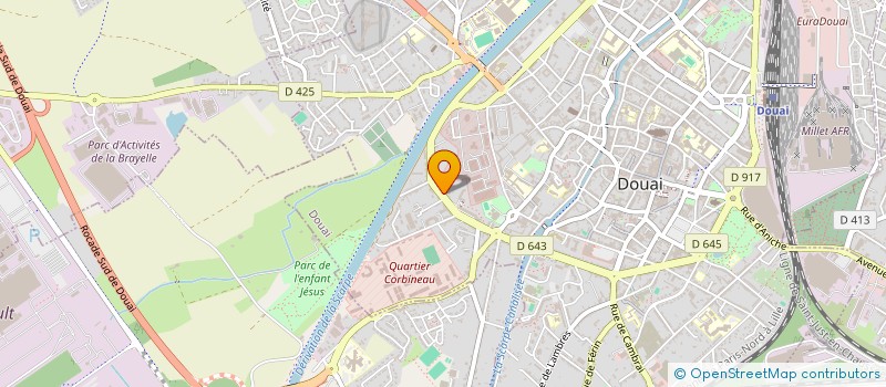 localisation de l'entreprise SCI DU 21 BARLET à DOUAI