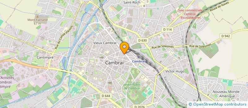 localisation de l'entreprise SCI DU 21 BOULEVARD FAIDHERBE à CAMBRAI