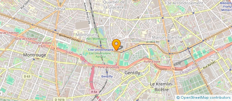 localisation de l'entreprise SCI DU 21 COURS BLAISE PASCAL  PARIS