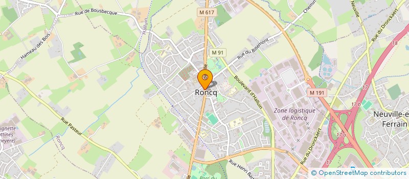 localisation de l'entreprise SCI DU 21 FEVRIER 1997 à RONCQ