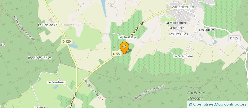 localisation de l'entreprise SCI DU 21 JUIN  BRISSAC LOIRE AUBANCE