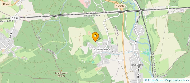 localisation de l'entreprise SCI DU 21 MAI  VYANS-LE-VAL