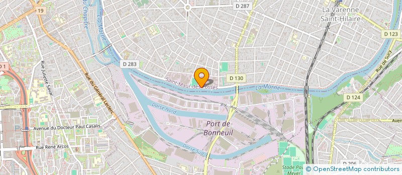 localisation de l'entreprise SCI DU 21 QUAI DE BONNEUIL à SAINT-MAUR-DES-FOSSES