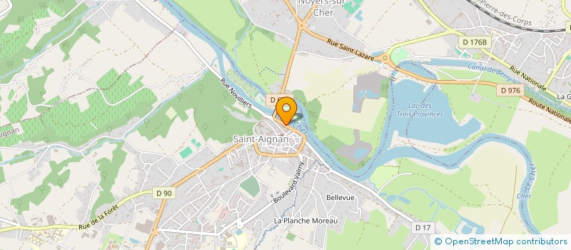 localisation de l'entreprise SCI DU 21 QUAI JEAN-JACQUES DELORME  SAINT-AIGNAN