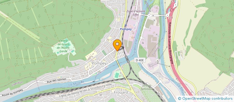 localisation de l'entreprise SCI DU 21 R DU GAL DE GAULLE  POMPEY